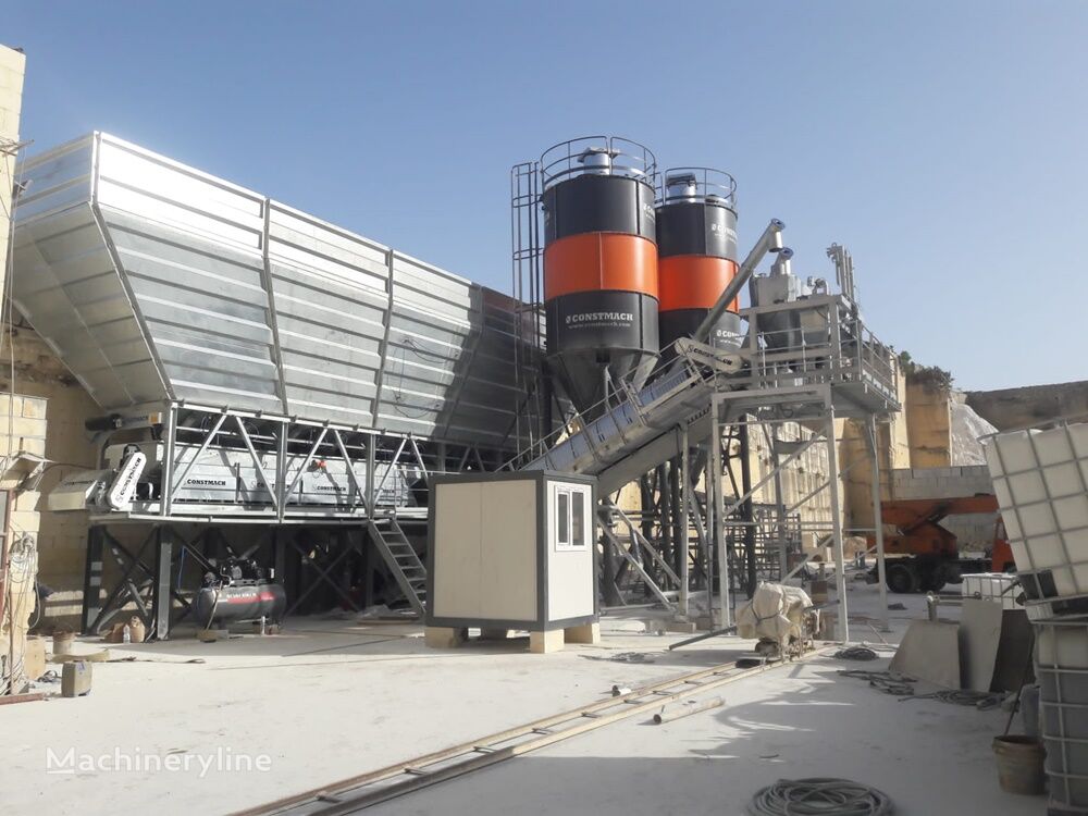 کارخانه بتن Constmach 100 m3/h Dry Type Concrete Batching Plant جدید