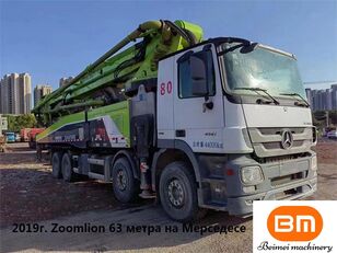 پمپ بتن Zoomlion 2019 Zoomlion 63m Cement Pumping Truck  روی شاسی Mercedes-Benz Benz