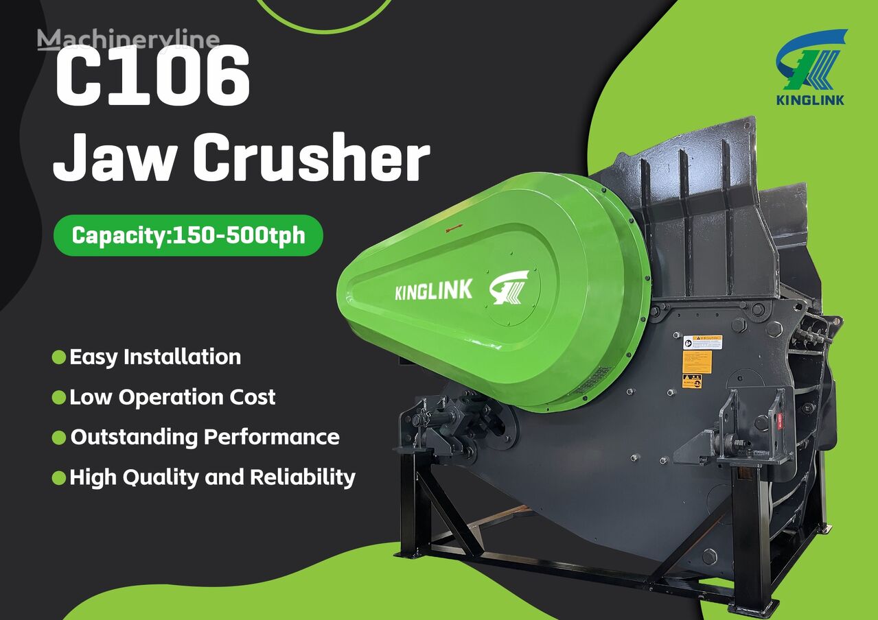 سنگ شکن فکی Kinglink NEW C106 MESTO type Hydraulic Jaw Crusher for hardstone جدید